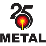 Okolicznościowe logo i nowy branding jubileuszowej 25. edycji Międzynarodowych Targów Technologii dla Odlewnictwa METAL